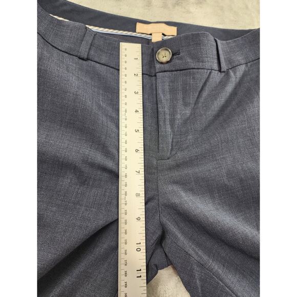 Banana Republic Martin Fit Stretch Wool Trouser Pants Size 6 Blue Office Career - Picture 10 of 13